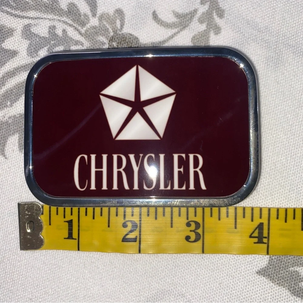 Chrysler‎ Belt Buckle Licensed Brushed Metal Car Logo
